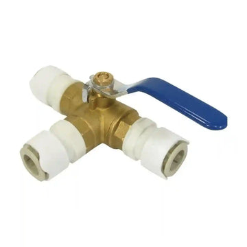 Whale 15mm Three Way Valve – Quick Connect 15 - Everything Caravans