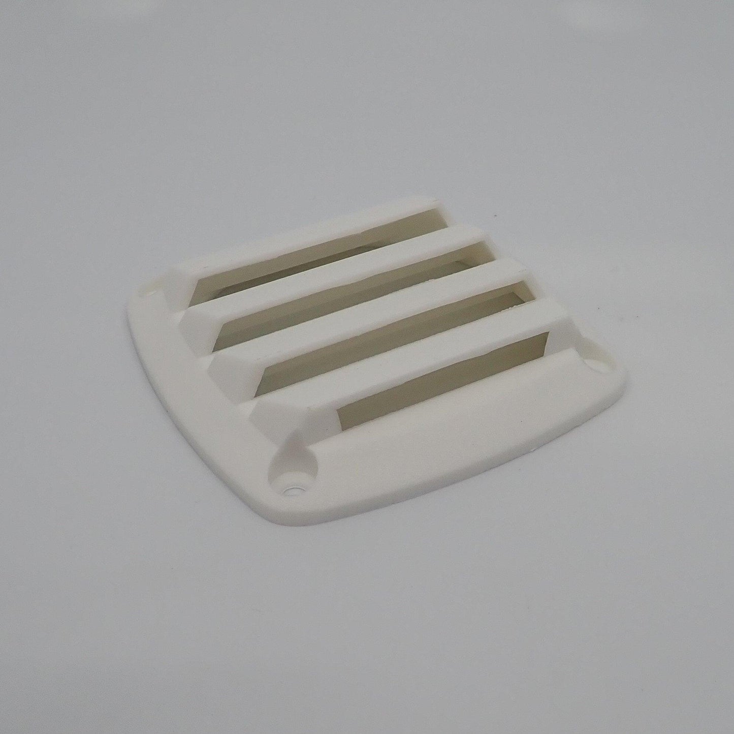 White Plastic Louvre Vent 90x90mm Vent for Caravan or RV - Everything Caravans