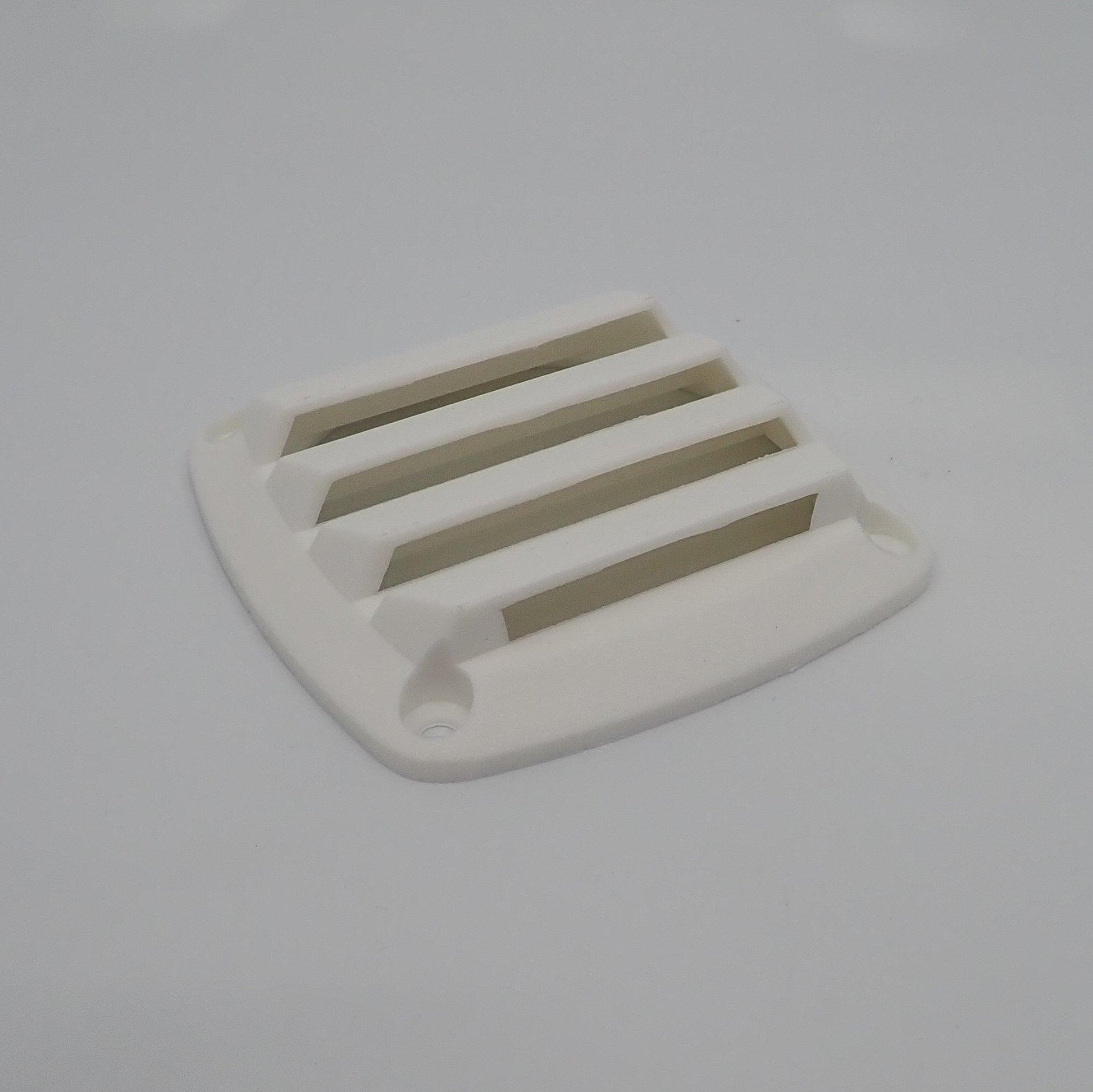 White Plastic Louvre Vent 90x90mm Vent for Caravan or RV - Everything Caravans
