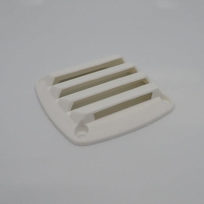 White Plastic Louvre Vent 90x90mm Vent for Caravan or RV - Everything Caravans