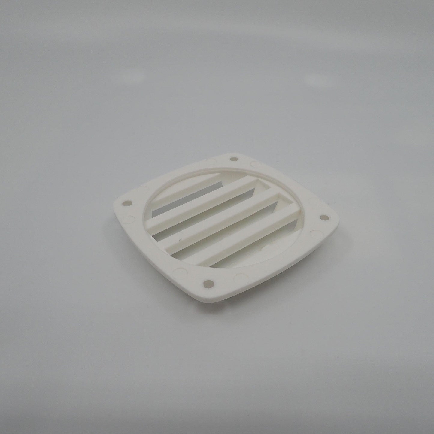 White Plastic Louvre Vent 90x90mm Vent for Caravan or RV - Everything Caravans