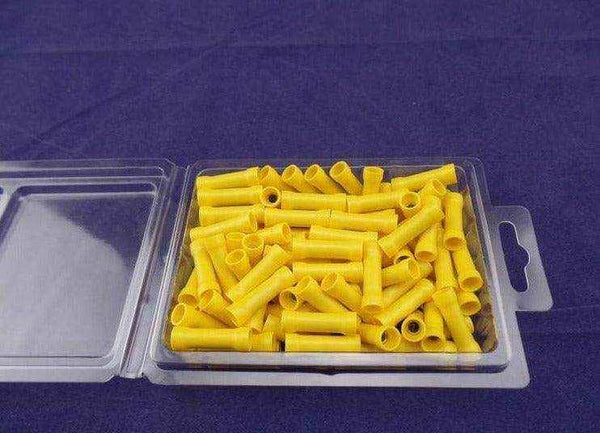 Yellow Buttsplice Crimp Pk 100 Cable Joiner - Everything Caravans