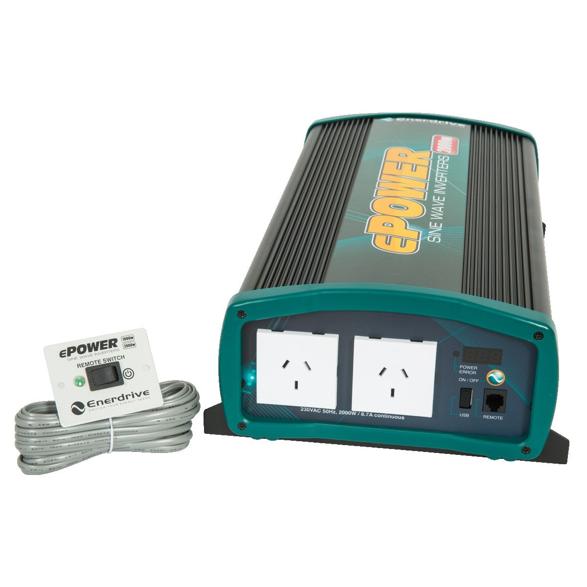 ePOWER 2000W True Sine Wave Inverter Enerdrive