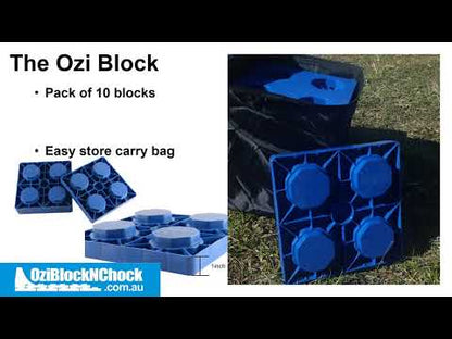 Oziblocknchock - Basic Kit for Single or Twin Axle