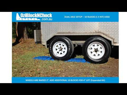 Oziblocknchock - Basic Kit for Single or Twin Axle